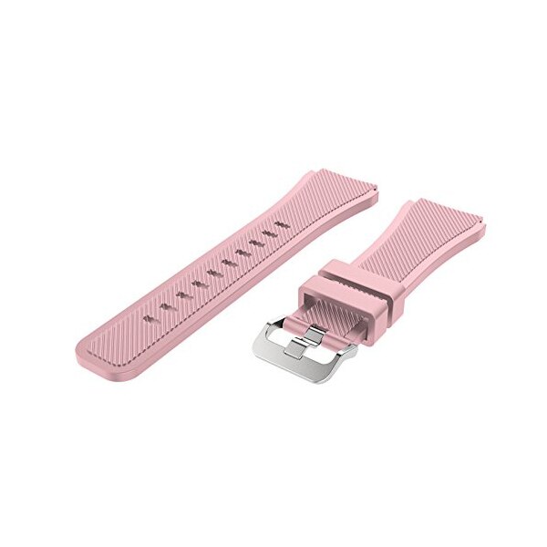 22MM Sports Colorful Silicone Band For Huami Amazfit Stratos 3 Replacement Strap For Amazfit Stratos 3 2/2S PACE Smart Watch: Pink