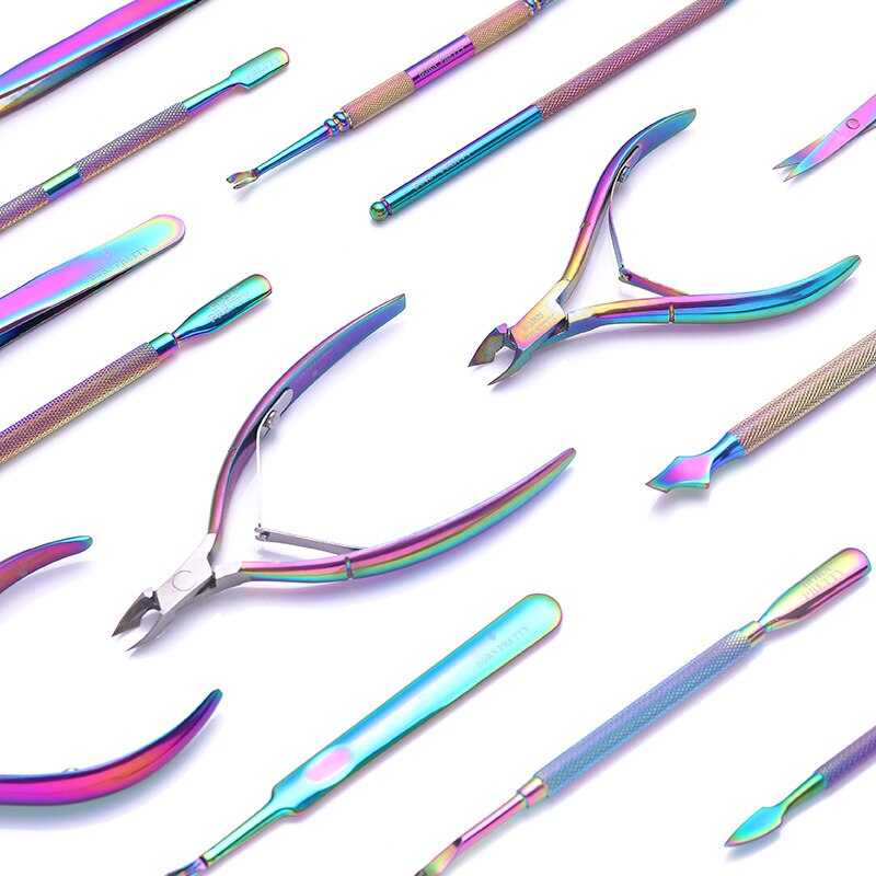 BORN PRETTY 1 PC Nail Art Tool Nipper Nail Cuticle Scissor Dead Skin UV Gel Remover Pusher Nail Stamper