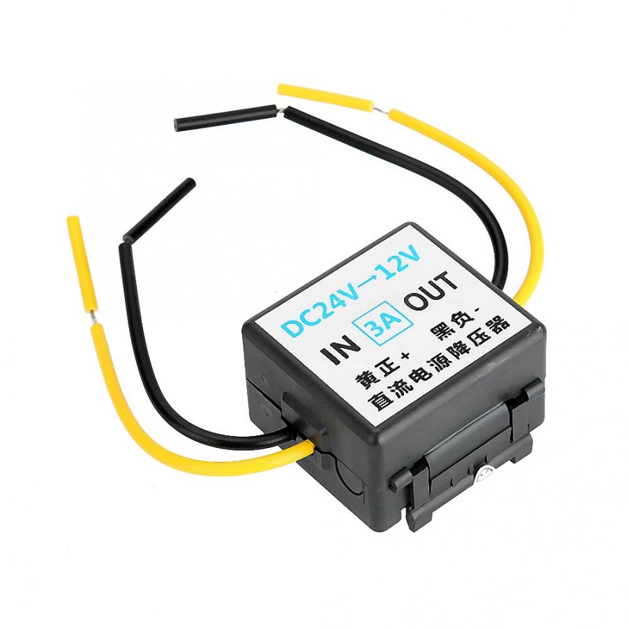 Universal power inverter 24V To 12V Car Power Supply Converter Vehicle Step Down Inverter Voltage Reducer 3A Step Down Converter