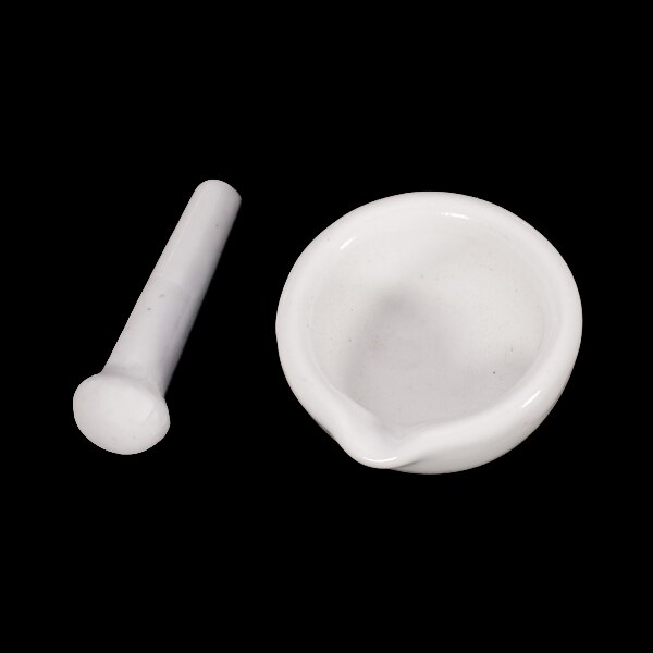 Porcelain Mortar And Pestle Set - Traditional Manual Ceramic Grinding Bowl