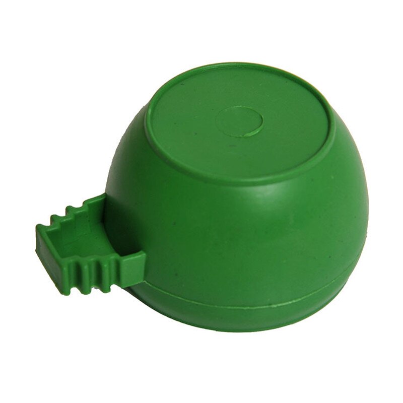 5 Unids/set Protable Loro Aviario Jaula Del Animal Doméstico De Plástico Redonda Pájaro Alimentación Alimentador Tazón de Agua Pequeña Mascota Suministros de Aves