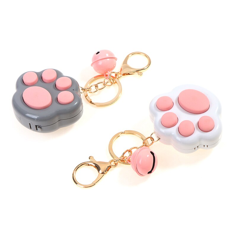 1Pc Volwassenen Kids Stress Relief Speelgoed Draagbare Kat Poot Vorm Geheugen Doolhof Kubus Gadget Sleutelhanger Educatief Decompressie Game