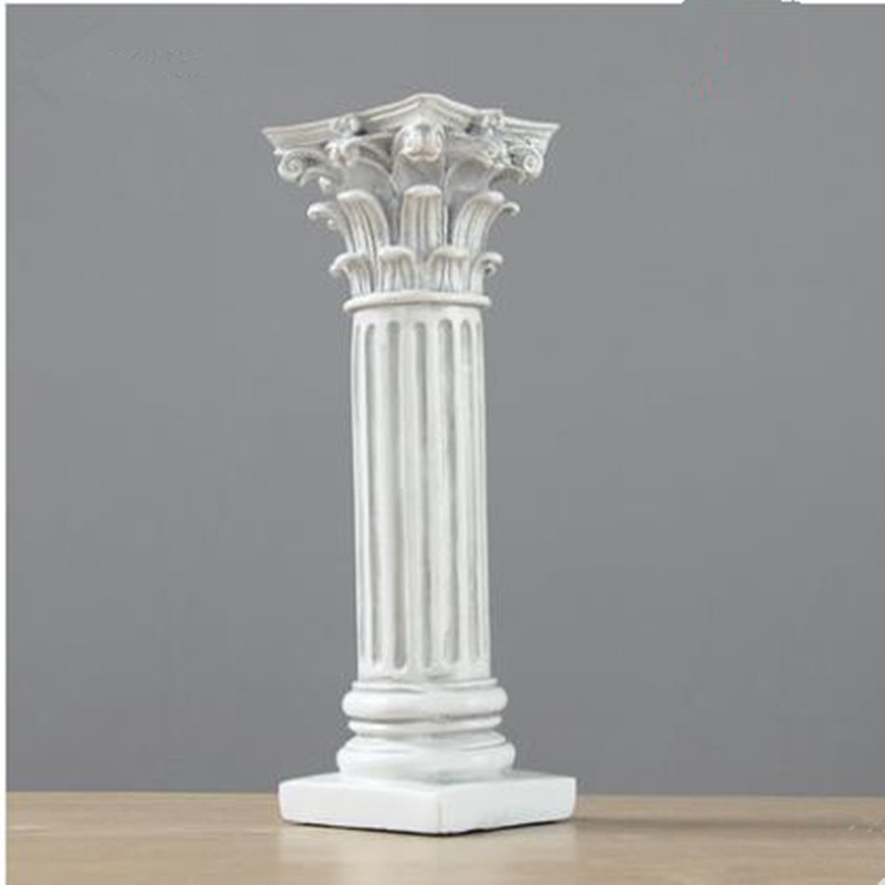 Colonne romaine Vintage | Modèle architectural ancien, décorations de bureau, pour la maison, beaux souvenirs