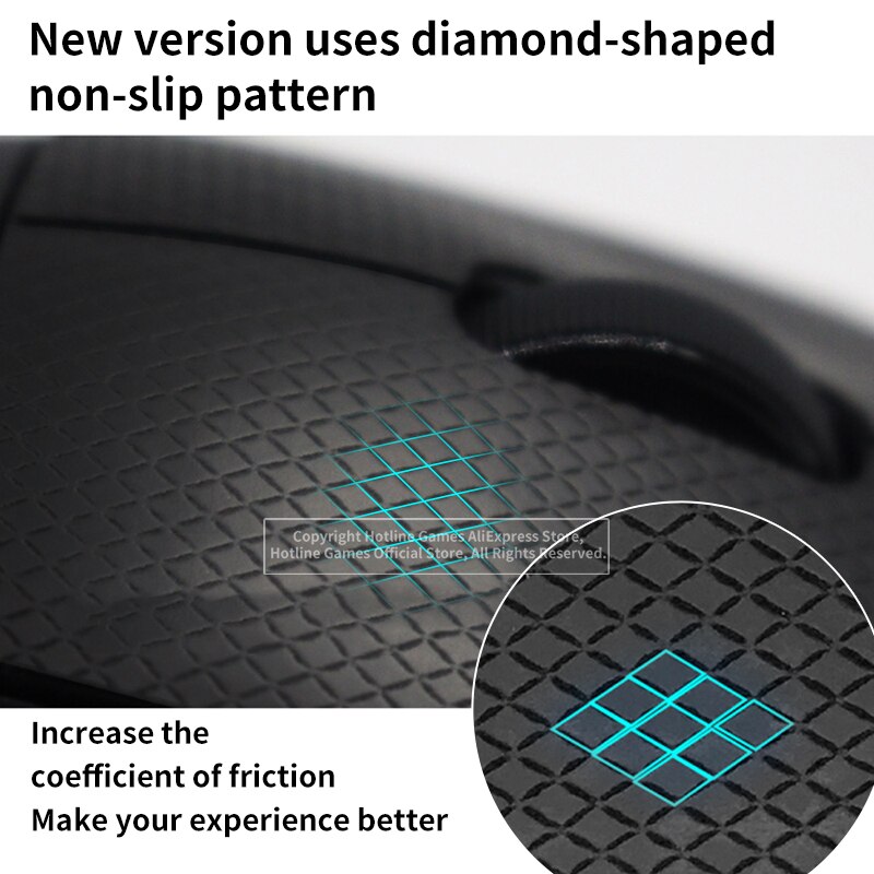 Hotline Games Mouse Anti-Slip Tape Muis Anti-Slip Tape Voor Logitech G502 Muis Zweet Slip Pads Mouse Side Anti-Slip Stickers Mouse Skates