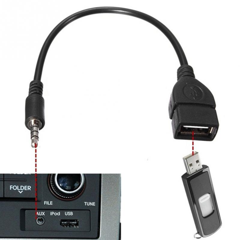 Auto Aux Converter Kabel Voor Hyundai Ix45 Santa Fe I30 I35 I40