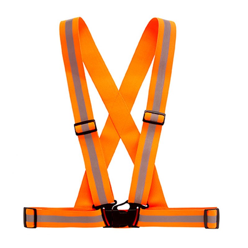 Reflective Safety Vest Strips for Construction Traffic Warehouse Visibility Security Jacket Reflective Strips Work Wear Uniforms: orange