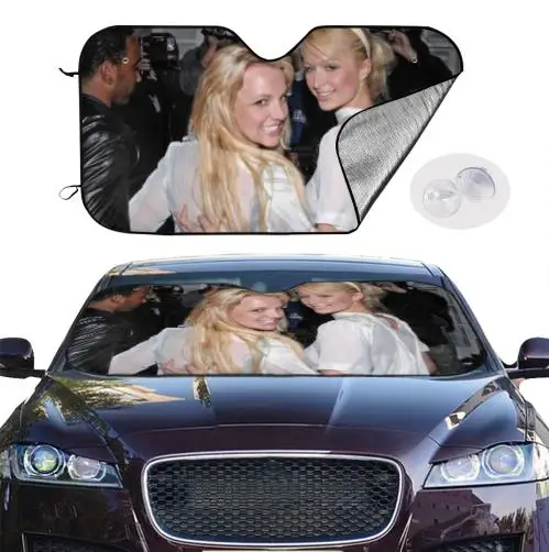 Paris Hilton Linsay Lohan Britney Spears Car Sun Shade Car Sun Visor Car Assessoires Movie Character Custom Sunshade: Orange