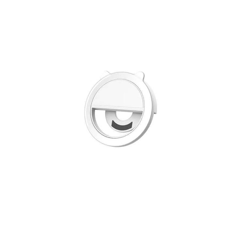 Mini Handy 36 LED Selfie Ring Licht Anker Schönheit Objektiv Live Broadcast Runde Ring Make-Up Licht Verbesserung Up Selfie lampe: white
