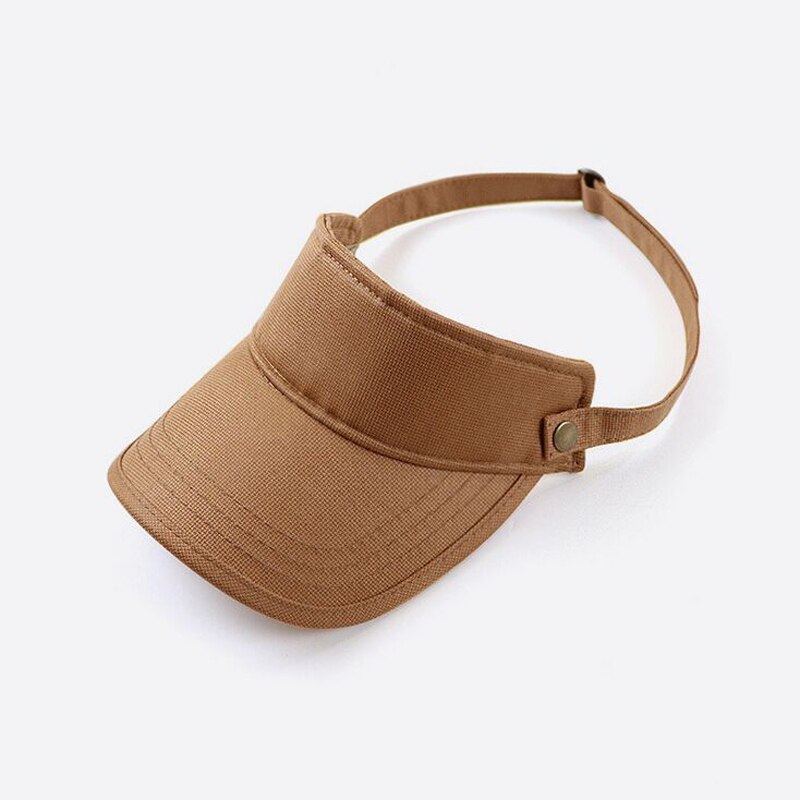Xeongkvi japansk fritid tom baseball cap sommer mærke polyester farve matchende snapback ingen top visirer cap top hat: Let kaffe