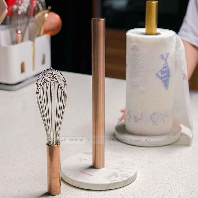 Rose gold gold marble tissue rack Nordic tissue ra... – Grandado