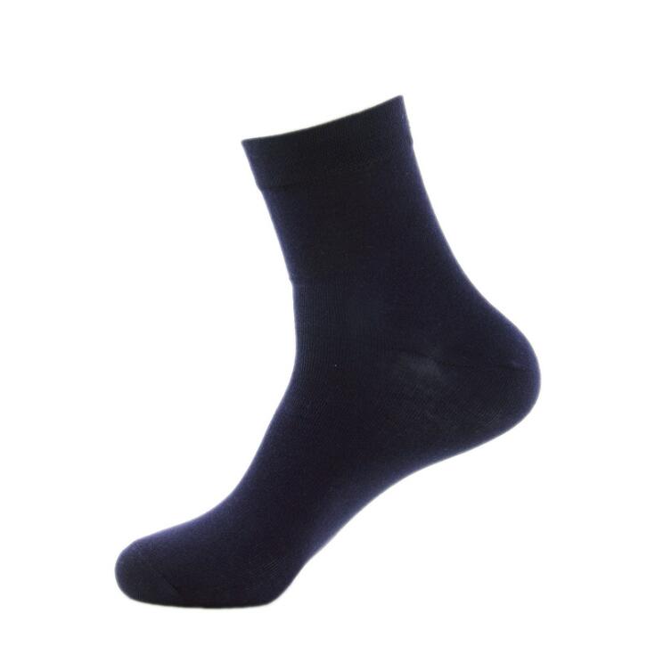 98%  bomuldsstrømper til mænd og #39 ensfarvede lange sokker ankel forretningsmænd sokker strømper til mænd: Flåde