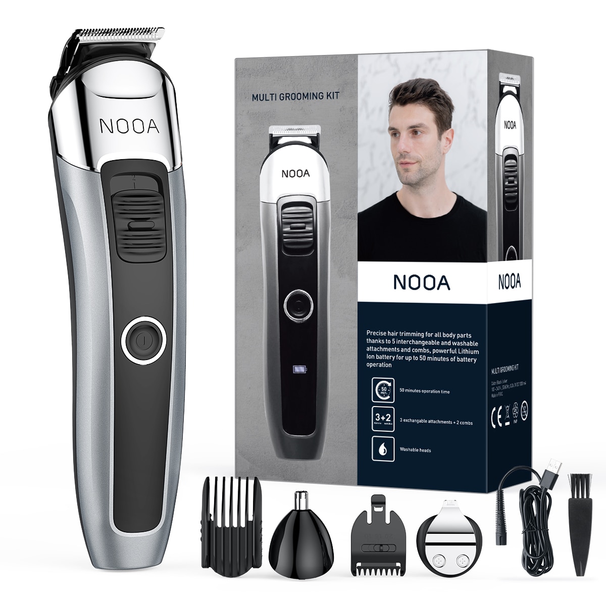 Professionele Tondeuse Kappers Trimmer Voor Mannen Machine Hair Cut Elektrische Kapper Clipper Baard Trimmer Maaier Een Baard