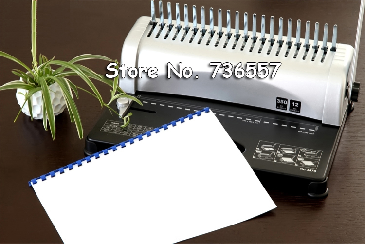 Comb binding machine Book Binder Manual Comb Hole Punch Wire Binding Machine Office Supply Tool