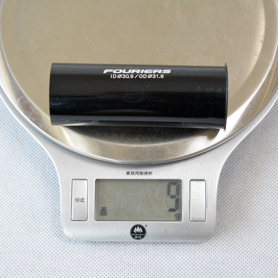 FOURIERS AC-S007 wioślarz sztyca aluminiowa tuleja konwersja zacisk sztycy rura adapter konwersji Super lekki 30.9 / 31.6 / 27.2mm: 30.9-31.6mm