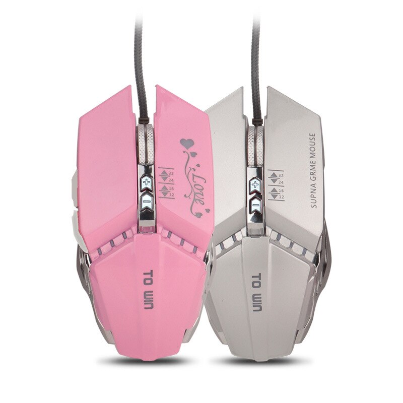 Wired Mouse 7-Button Mechanical Metal Macro Definition Mouse USB Luminous Mouse RGB Gaming Ergonomic Mouse