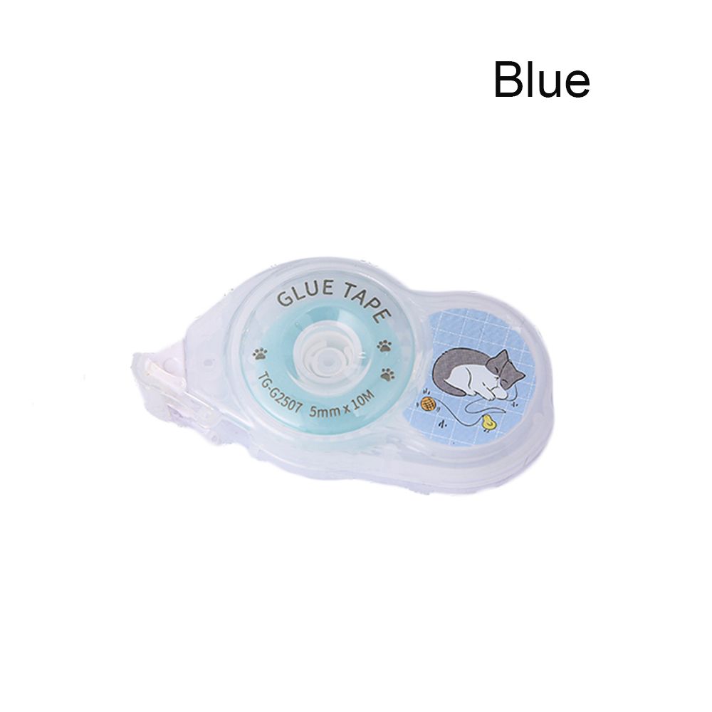 Ruban adhésif Double face 5mm x 10m, bande adhésive à points pour Scrapbooking, fabrication de cartes, papeterie artisanale: blue