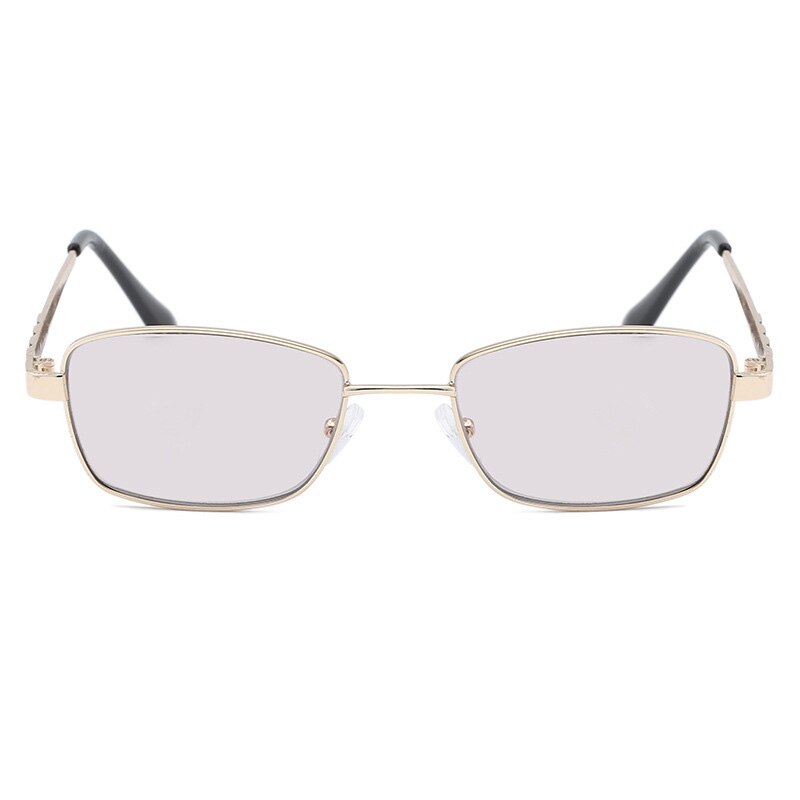 Lentes de transición gafas de lectura fotocrómicas gafas de lectura de marco completo de Metal para hombres y mujeres + 1,0 + 1,5 + 2,0 + 2,5 + 3,0