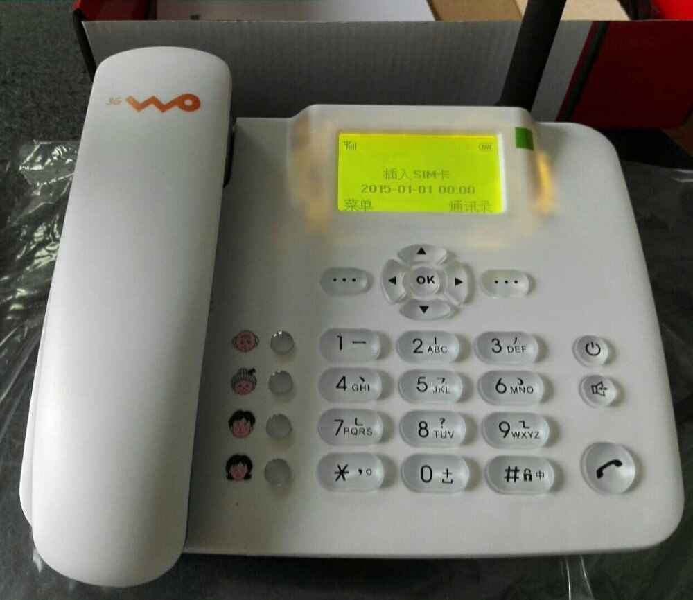 China Unicom F6688 3G WCDMA/HSDPA/UTMS900/2100Mhz Fixed Wireless Phone GSM Cellular Terminal Corded Desktop Office Phone