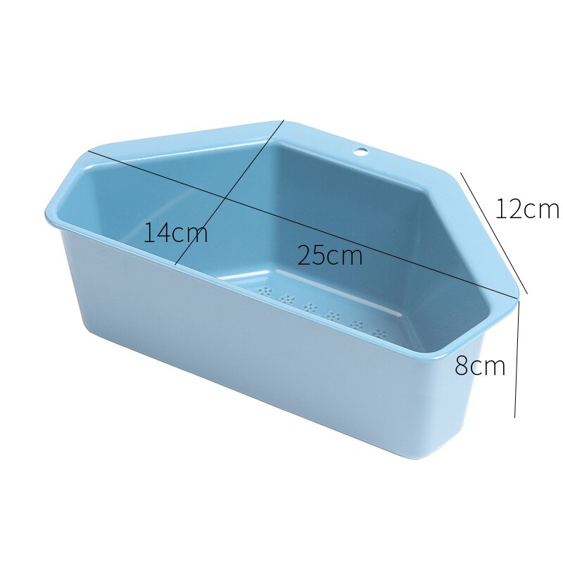 4 colori Del bambino di Stoccaggio Organizzatori Multifunzionale Ciotola Cestino Angolo Lavello di Scarico Cremagliera Mensola Cremagliera Supporto di Tazza di Aspirazione Contenitori E Complementi per Cucina