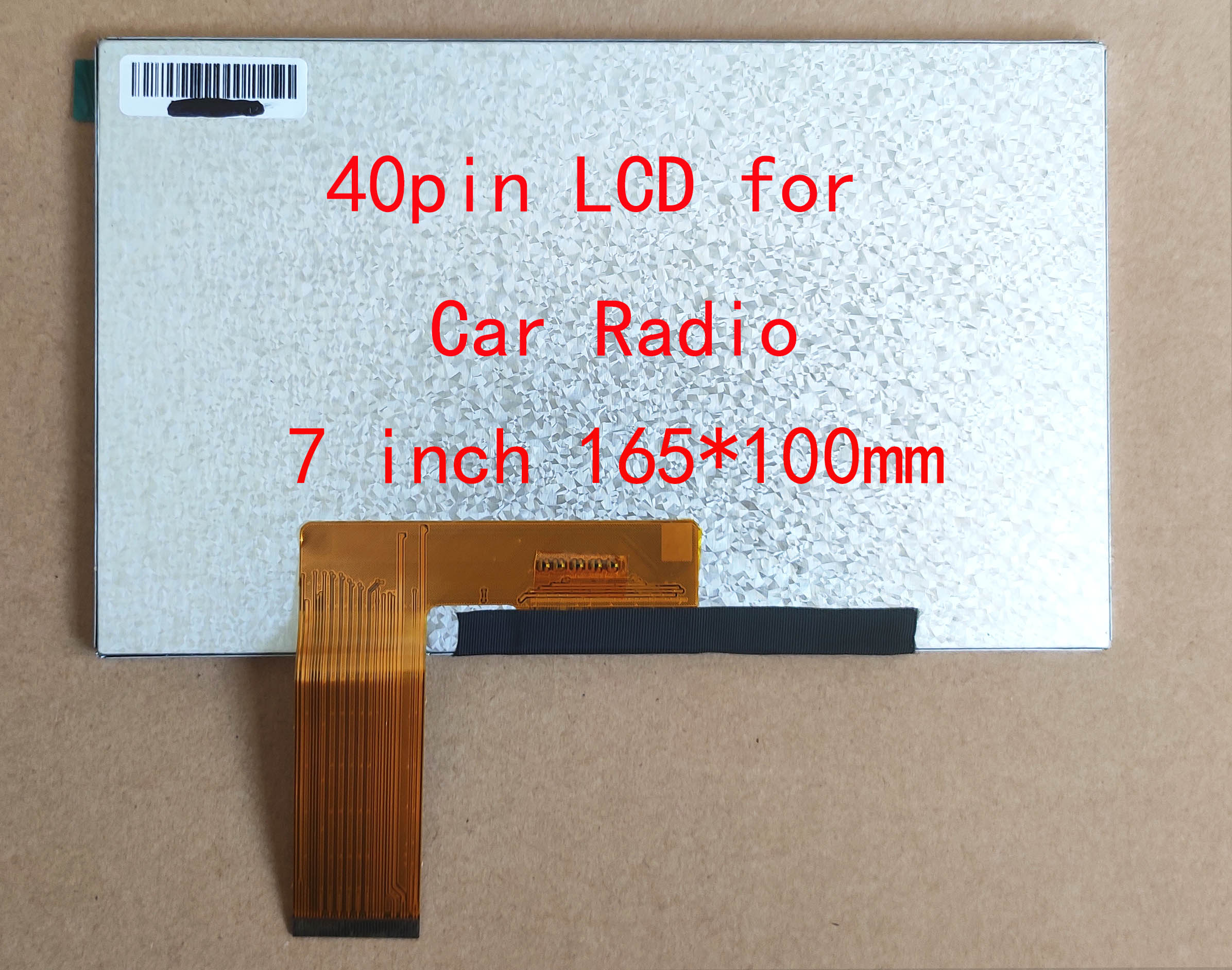 Pantalla LCD de 7 pulgadas para navegación de coche Universal, 40 Pines, 1024x600, con pantalla táctil capacitiva, 165x100mm, ultrafina, 3,5 MM, GT911, 6 pines