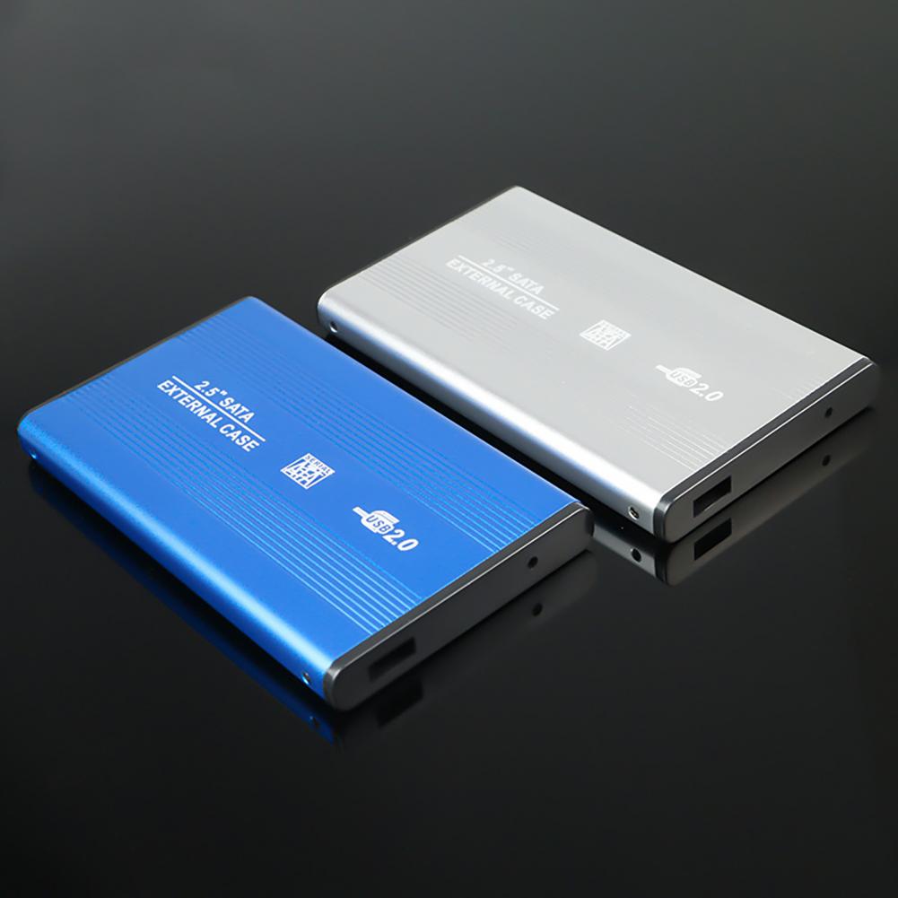2.5 Inch USB 2.0 External Hard Disk Case Lightweight Hard Disk Enclosure Fine Workmanship for PC