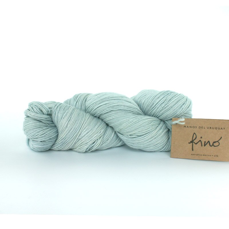 Manos Fino-laine mérinos extra fine 100, 70% soie, fil mélangé, fil teint à la main, d'uruguay: 434