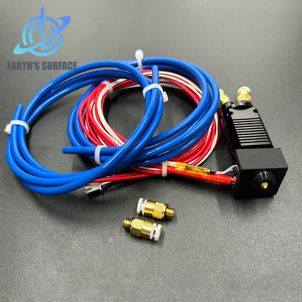 DB-MK8 extrusora Hotend kit J-Head End Kit 0,4mm/1,75mm para V5 Ender3/V2 CR10/CR10S/Pro 2 en 1 Hotend Kit pieza de impresora 3D