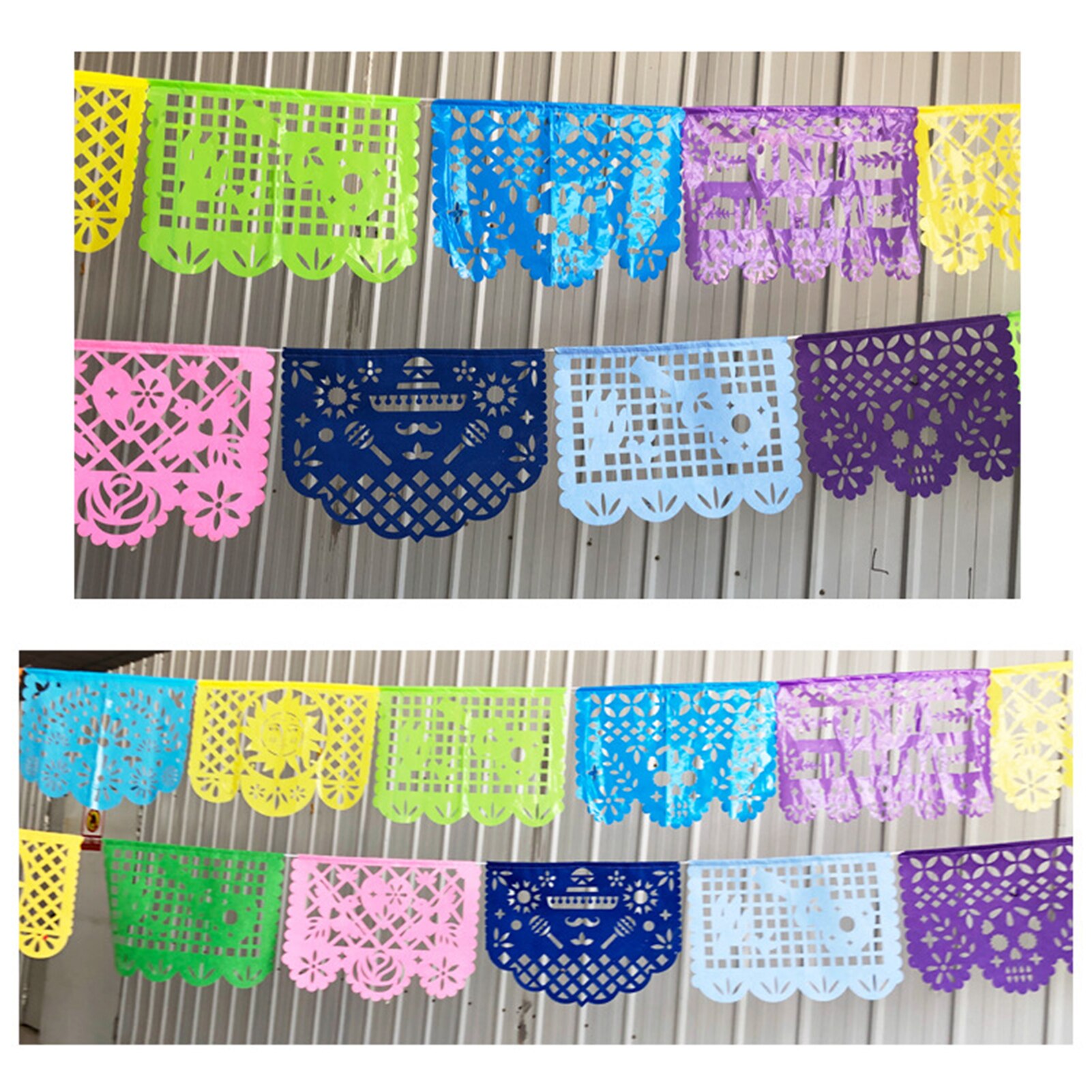 Novelty 1x Mexican Banner Flags Garland Wedding Spanish Mexican Party Decor for party anniversary