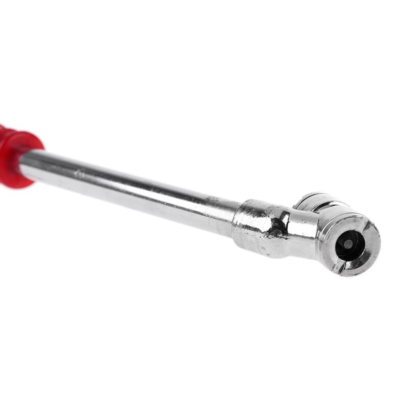 Dual Air Tire Chuck Head Tire Inflator Rod - 1/4 Inch NPT with Handle use for Trucks, Buses, Tractors, and RV's