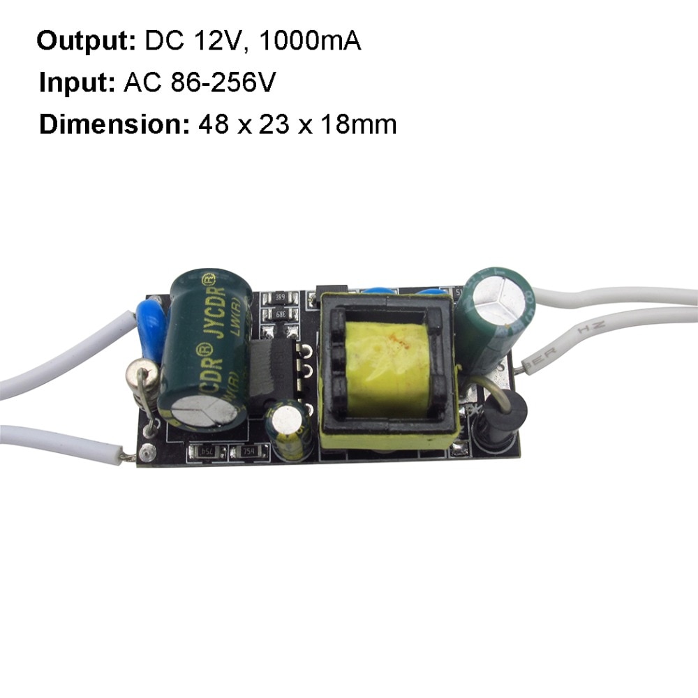 DC 12 v LED Driver 300mA 450mA 600mA 1A 2A Voeding voor LED Strip String Spotlight AC 110 v 220 v Transformator