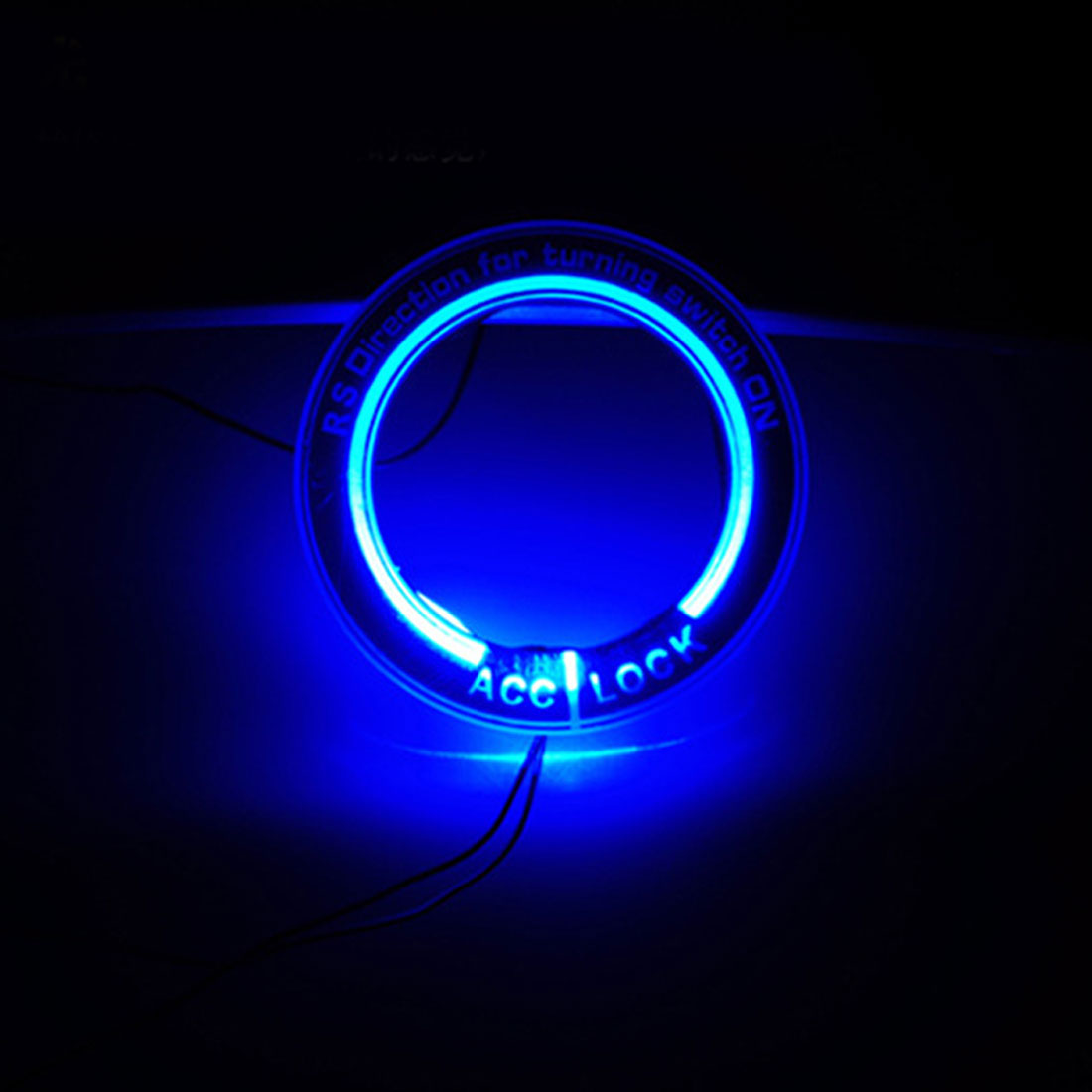 Dewtreetali Contactslot Ring Led Verlichting Stickers Voor Auto Accessoires Voor Ford Focus 2 Focus 3 Kuga mondeo