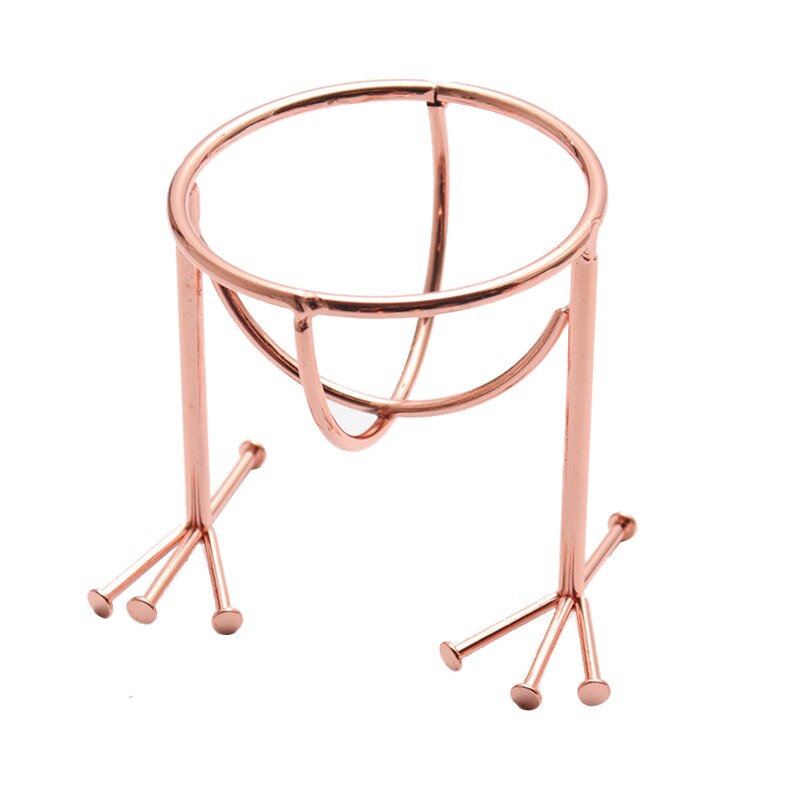 1PC Metall machen-hoch Schwamm Halfter machen-hoch Puff Gestell Lagerung Gestell Schwamm Trocknen Stand Halfter machen-hoch Pinsel Puff Trocknen Werkzeug: 10
