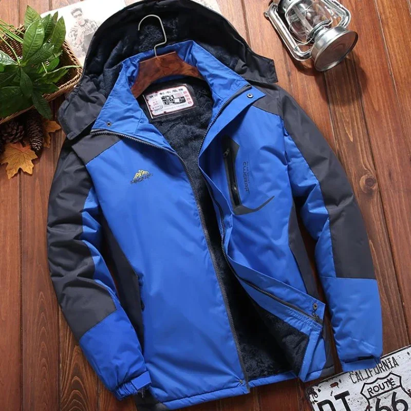 Herre dunjakke kold herre polstrede frakker kraftig polstring hættetrøje parkaer vintertøj modeller quiltet koreansk