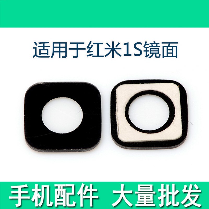 2 Stuks Achter Terug Camera Glas Lens Cover xiaomi redmi 1 S Vervanging Reparatie Onderdelen Met Stickers