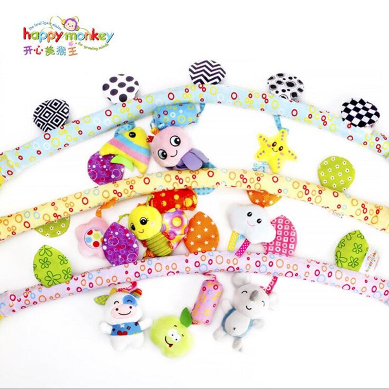 LAMAZE Pluche Dier Met Clip - Mijn Vriend Lucas Kinderwagenspeelgoed, Sensorisch Speelgoed Voor Baby's