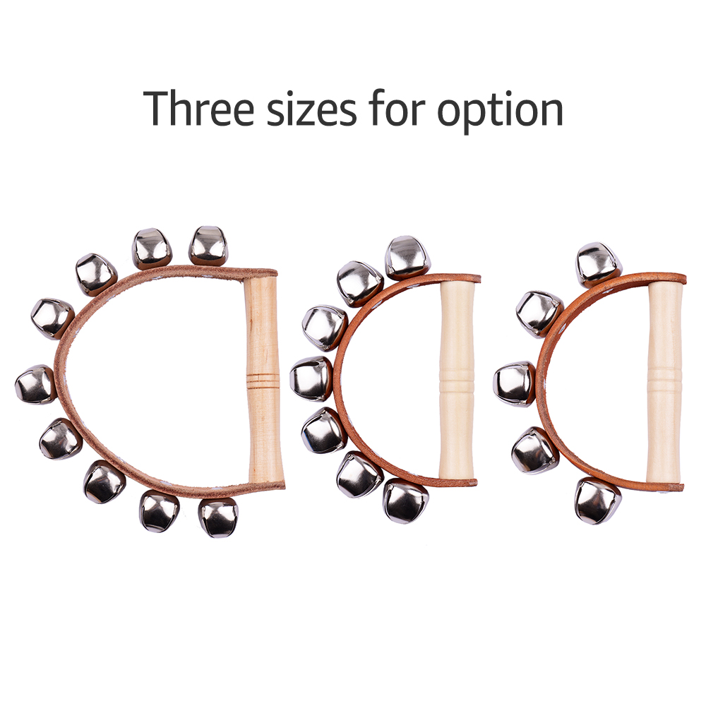 Hand Bell for Party with 5pcs/7pcs/9pcs Jingle Bells Wood Hand leHandBell Musical Instrument Toy for Music Class Melodious Sound