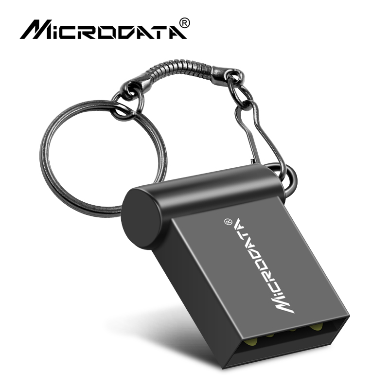 Nueva unidad flash usb 64gb 8gb 16gb 32gb Super mini pen drive pequeña memoria pendrive Dispositivo de almacenamiento a prueba de agua: 32 GB / Black