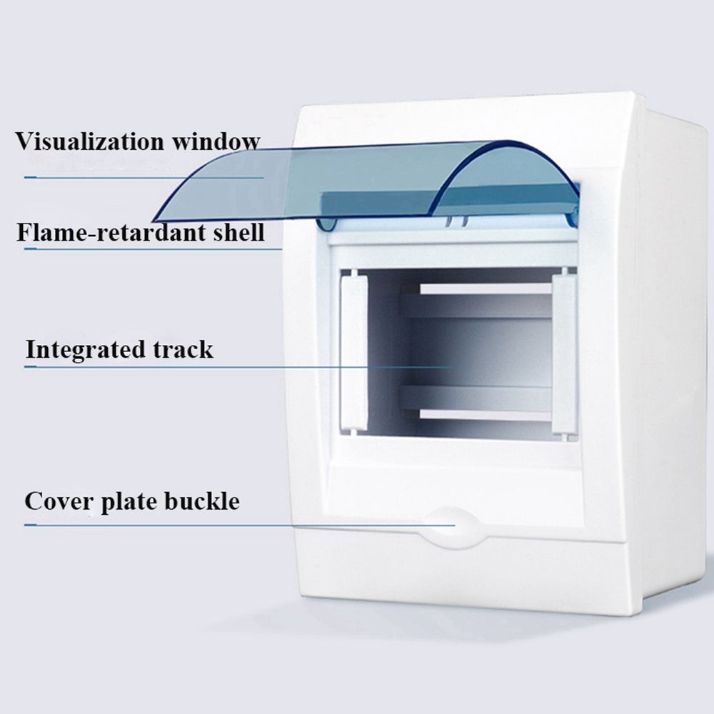 2-3/3-4/4-6/5-8/9-12 Ways Outdoor Project Case Electric Transparent Cover Plastic Boxes Distribution Protection Box