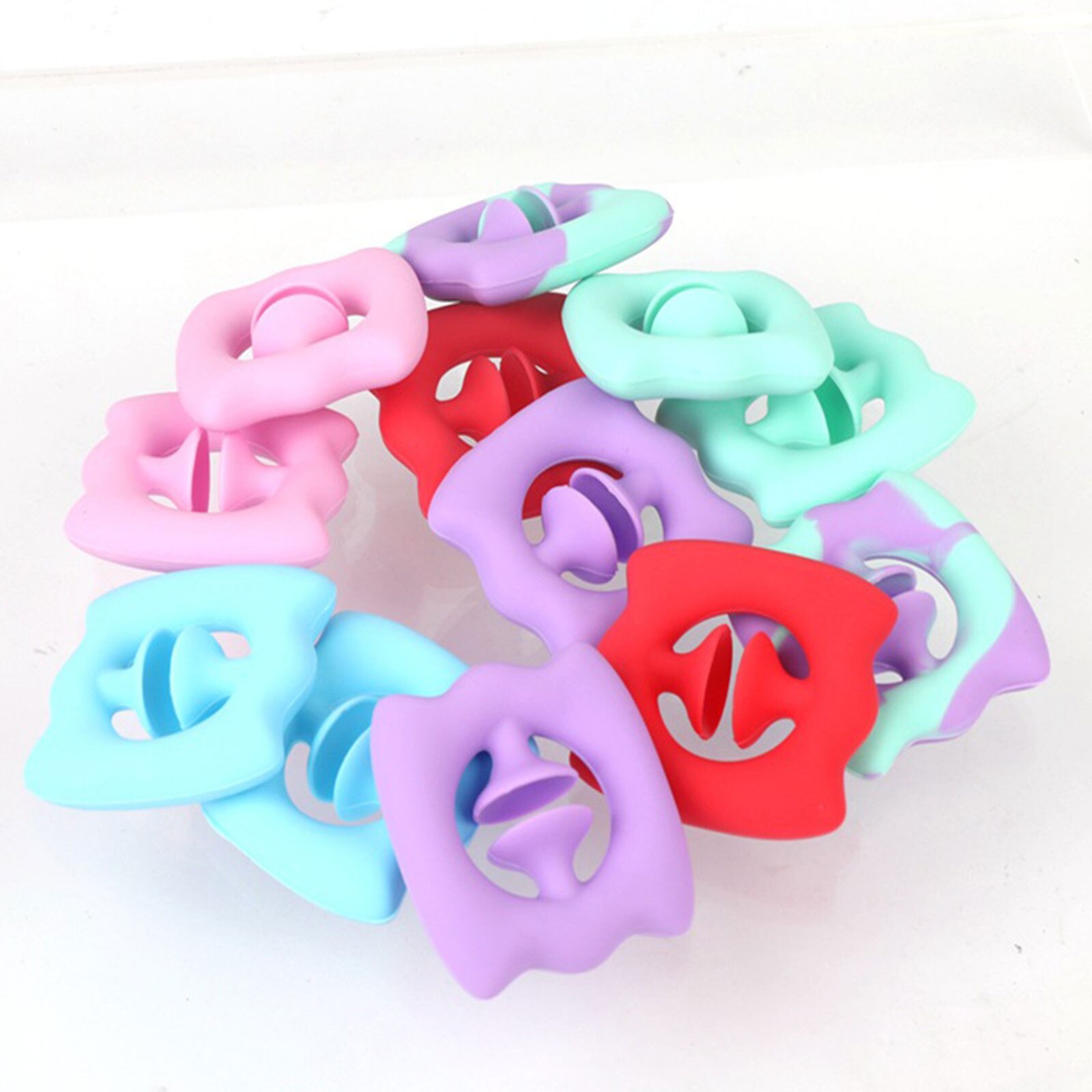 Stress Reliever Toys Grip Ring Sensory Toy Autism Special Needs Fidget Toy Anxiety Relief Toys Adult Extrusion Sensory Toy