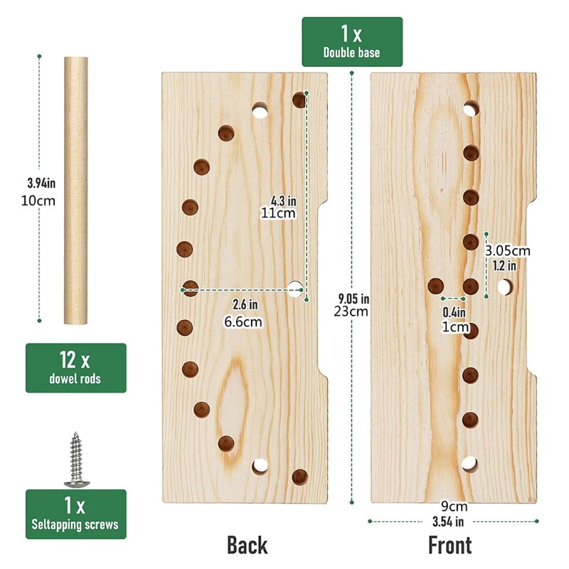 Máquina multiusos para hacer lazos, herramienta de madera para manualidades DIY, Día de San Valentín,