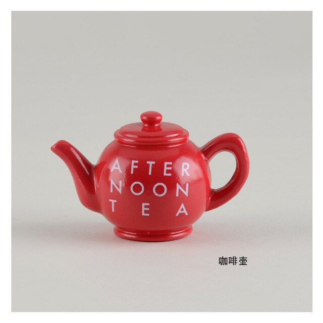 Accessoires créatifs pour café en 3D | Aimant pour réfrigérateur, dessin animé Moka, Pot de café en forme de tasse, Note magnétique, décoration par absorption et absorption: 10