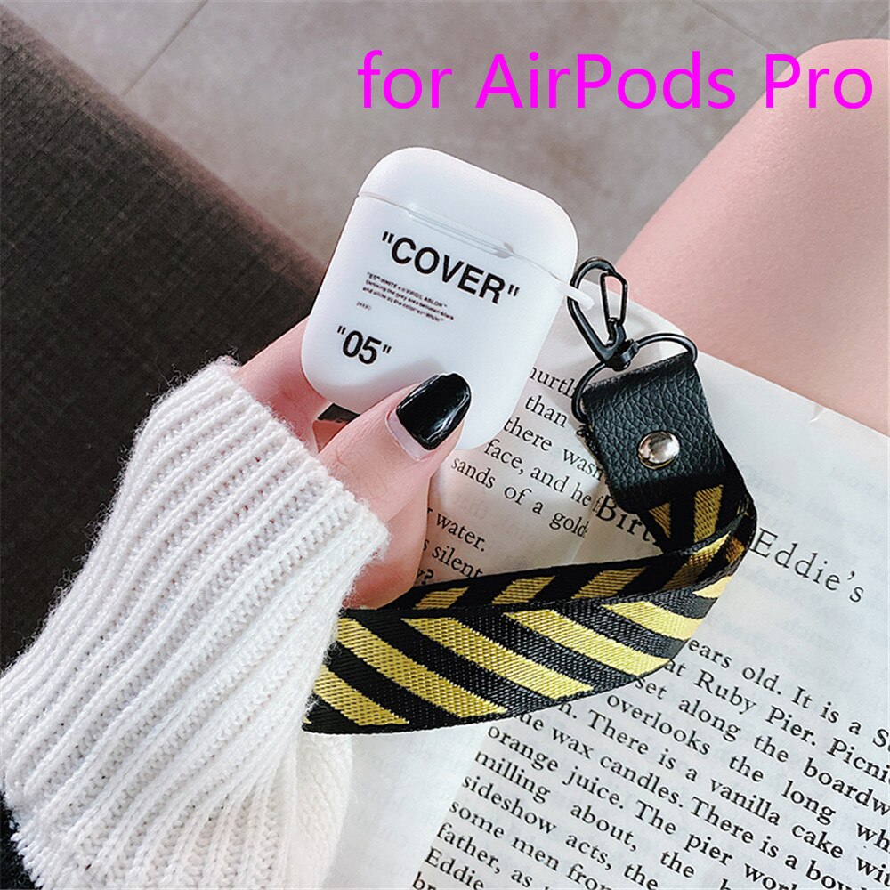 Para los Airpods Pro 2 1 caso de pintar la Mona Lisa de auriculares Airpods con Protector de llavero para AirpodsPro cubierta: 05 white pro