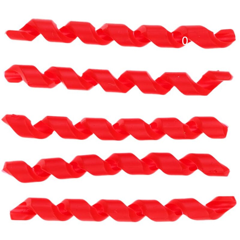 5 Stks/partij Fiets Kabels Behuizing Frame Protector Rubber Mouwen Remleiding Verschuiven Lijn Buis Pijp Wrap Spiral Schroef Mouw: Red