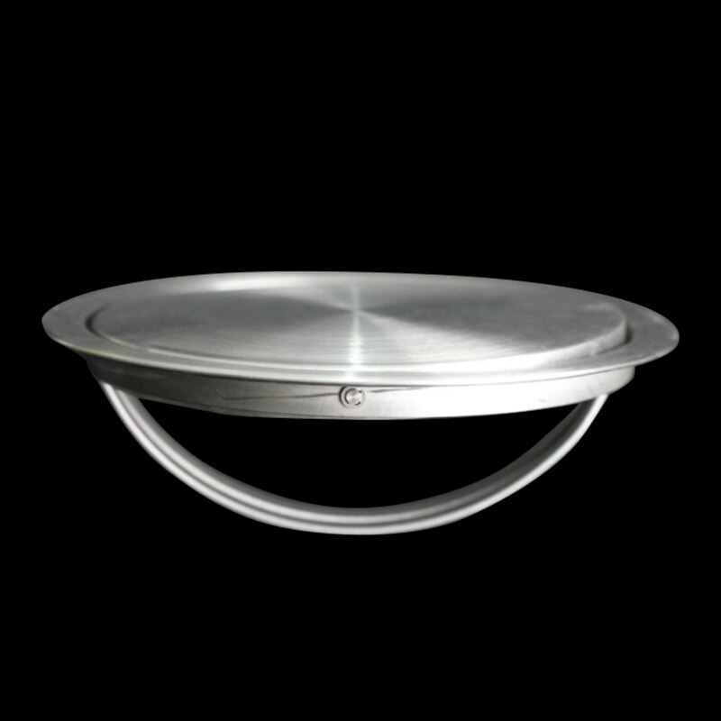 Kitchen Flap Lid Stainless Steel Flush Recessed Built-In Balance Flap Cover Trash Bin Garbage Can Trash Lid Kitchen Counter