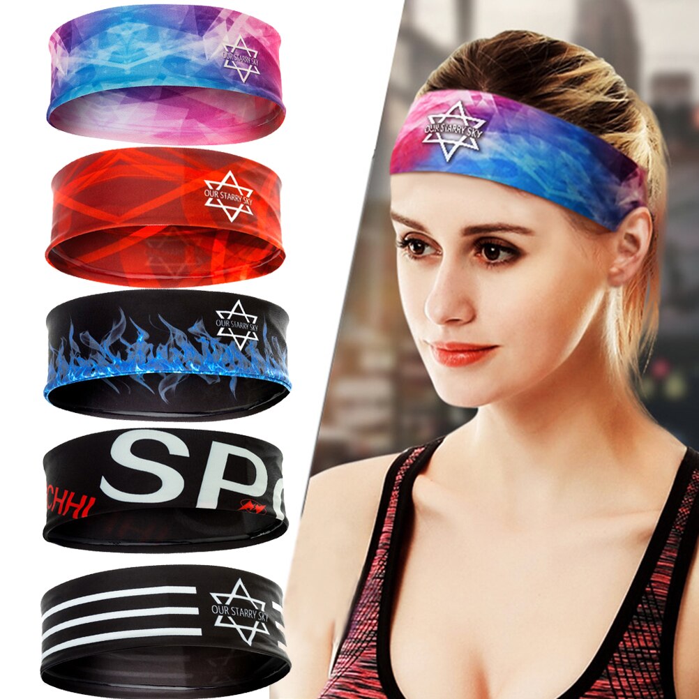 Sport Zweet Hoofdband Zweetband Yoga Haarbanden Hardlopen Fietsen Fitness Hoofd Anti Zweet Bands Sport Haarband Voor Mannen Vrouwen