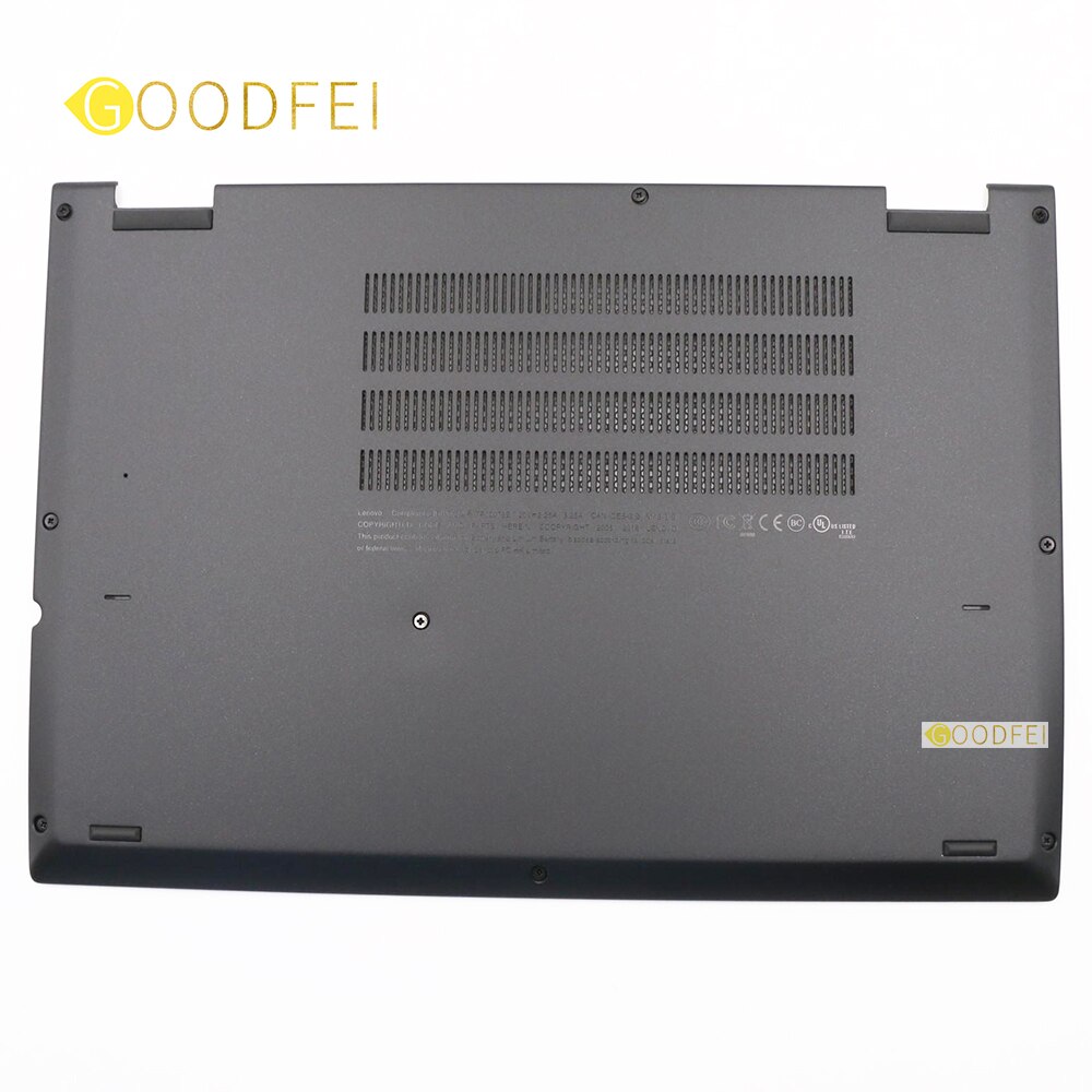 Original for Lenovo ThinkPad X380 Yoga /Yoga 370 LCD Top Back Cover Rear Lid Bezel Palmrest Upper Base Bottom Lower Case: D
