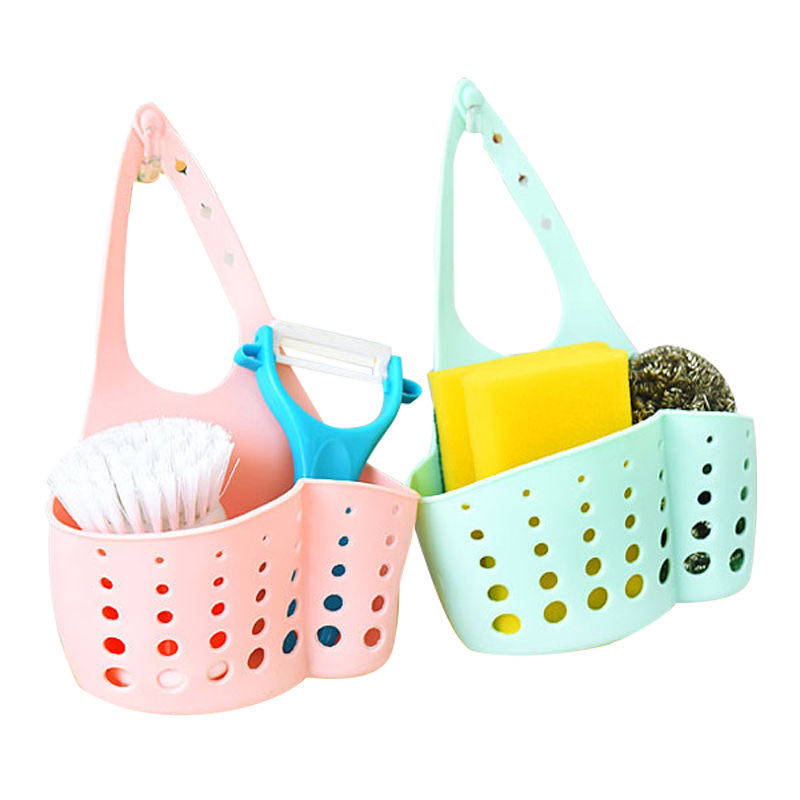 Kitchen Sink Sponge Holder Draining Rack Sink Kitchen Hanging Drain Storage Tools Storage Shelf Sink Holder Drain Baskets