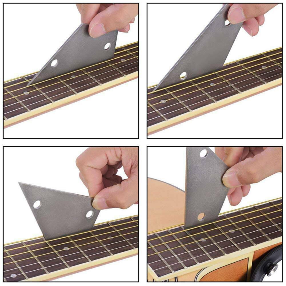 Stainless Steel Guitar Neck Notched Straight Edge And Fret Rocker ...