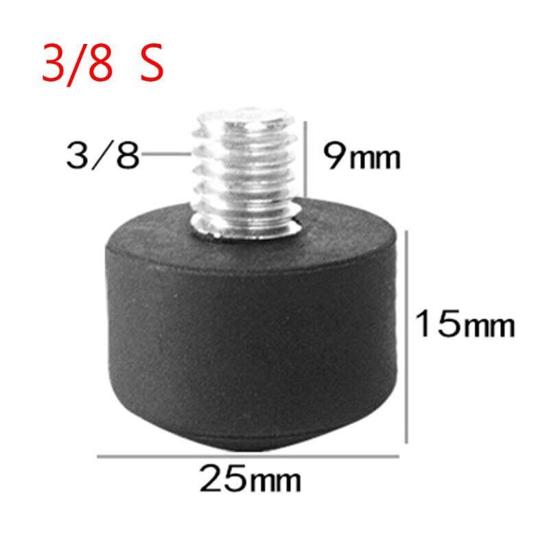 Universal Anti-slip Rubber Foot Pad Feet Spike Photography Accessories for Tripod Monopod 3/8 Inch 1/4 Inch M8: 1-S