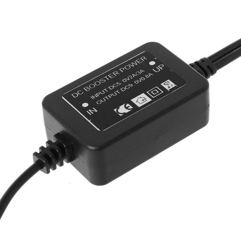 9V Battery Eliminator USB Cable 5V Boost to 9V Converter DC 5.5x2.1mm Power Regulator Line For Multimeter Microphone